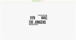 Desktop Screenshot of eenvandejongens.nl